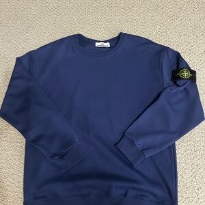 Stone Island Deep Blue Crewneck Sweater